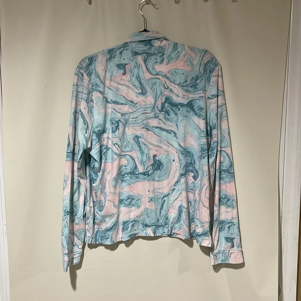 PJ. Salvage Women’s Button Up Long Sleeve Pajamas Top Size XL - Picture 10 of 11